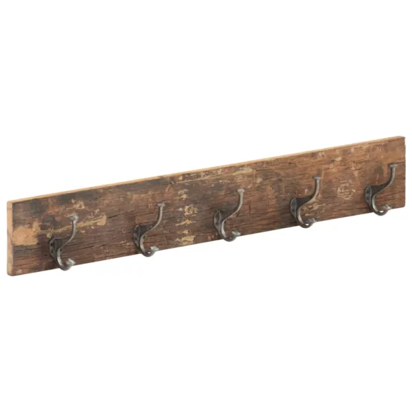 Hall Hanger Natural Wood Solid Reclaimed Wood Medium - Image 10