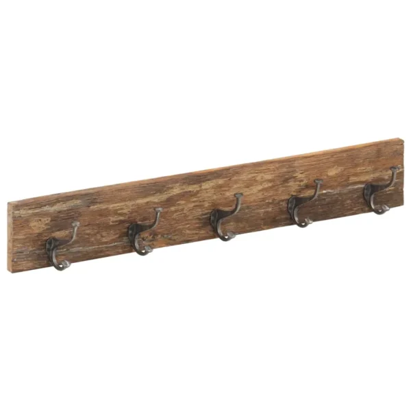 Hall Hanger Natural Wood Solid Reclaimed Wood Medium - Image 11