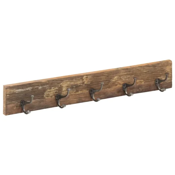 Hall Hanger Natural Wood Solid Reclaimed Wood Medium - Image 12