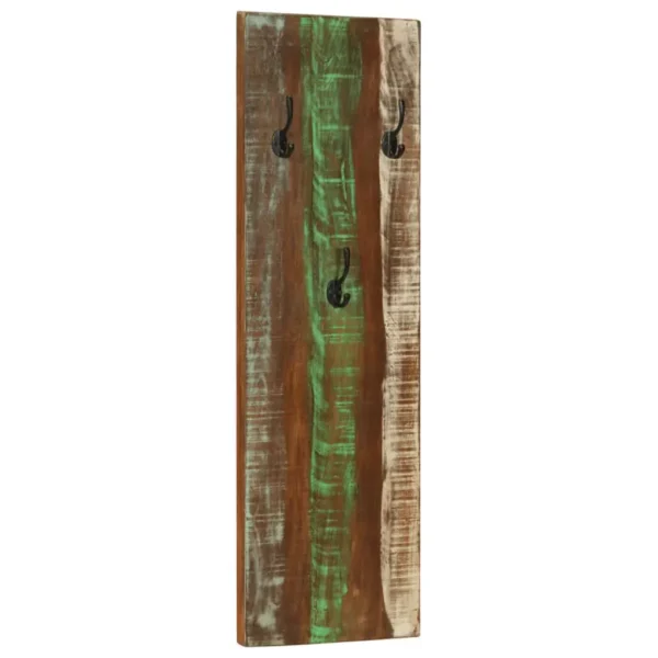vidaXL Coat Rack Multicolor Solid reclaimed wood, powder-coated steel - Image 2