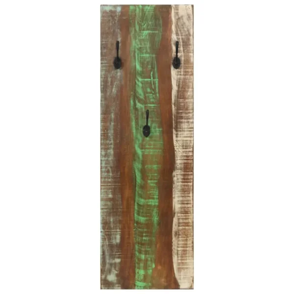 vidaXL Coat Rack Multicolor Solid reclaimed wood, powder-coated steel - Image 3