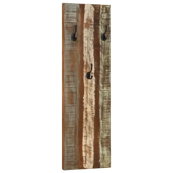 vidaXL Coat Rack Multicolor Solid reclaimed wood, powder-coated steel - Image 10