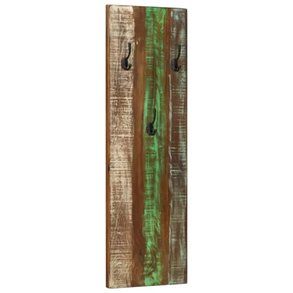 vidaXL Coat Rack Multicolor Solid reclaimed wood, powder-coated steel - Image 11