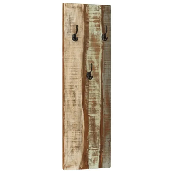 vidaXL Coat Rack Multicolor Solid reclaimed wood, powder-coated steel - Image 12