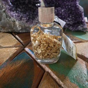 Gold Flake Specimen Bottles