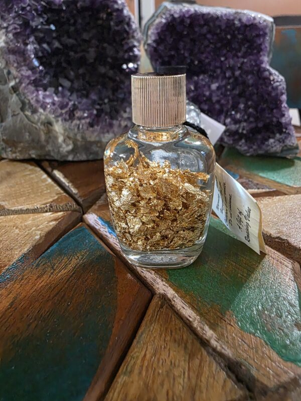 Gold Flake Specimen Bottles