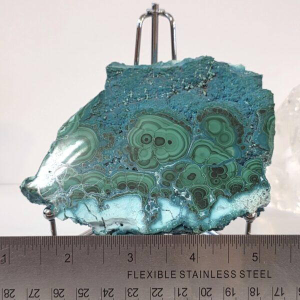 Malachite and Chrysocolla Slab - Image 4