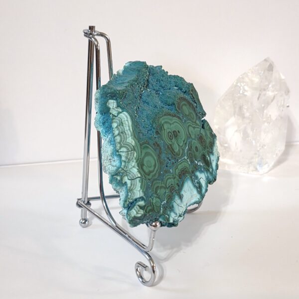 Malachite and Chrysocolla Slab - Image 5