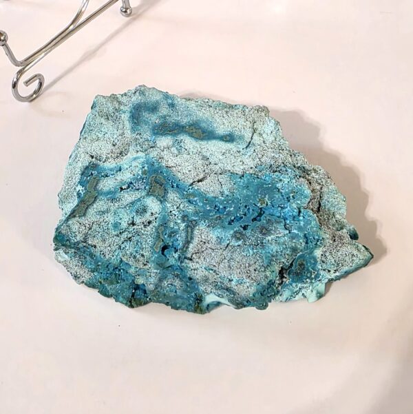 Malachite and Chrysocolla Slab - Image 2