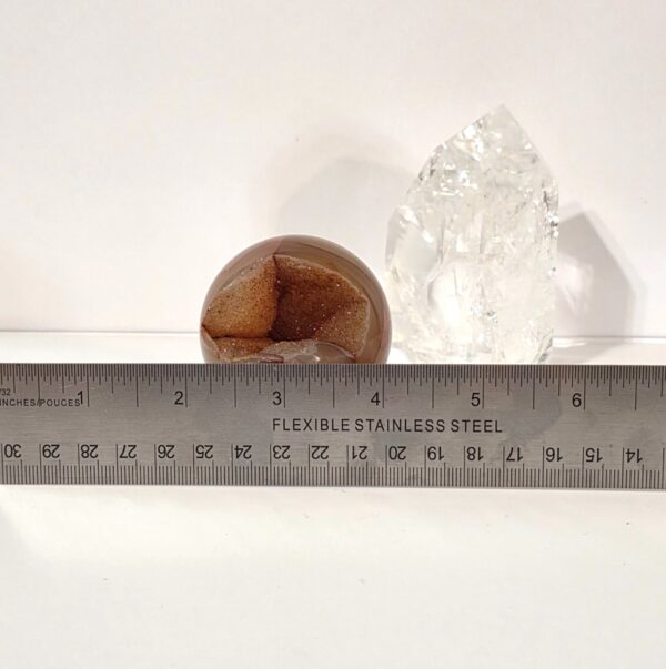 Carnelian Geode Sphere - Image 2