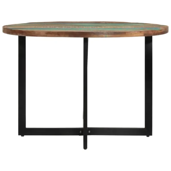 Dining Table Multicolor Solid reclaimed wood Medium Sleek - Image 2