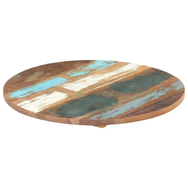 vidaXL Table Top Multicolour Solid reclaimed wood 31.5 in Diameter