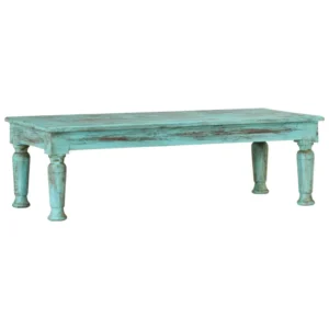 vidaXL Coffee Table Multicolor Solid reclaimed wood 43.3 x 19.7 x 13.4 in