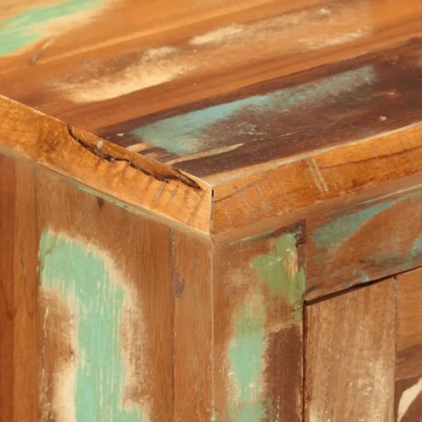 Sideboard Mixed Color Reclaimed wood Medium Sideboard - Image 6