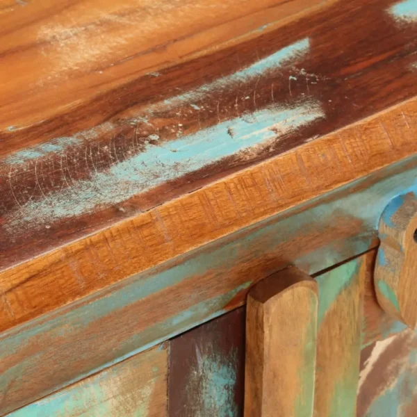Sideboard Mixed Color Reclaimed wood Medium Sideboard - Image 7