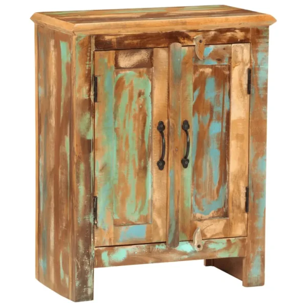Sideboard Mixed Color Reclaimed wood Medium Sideboard - Image 10