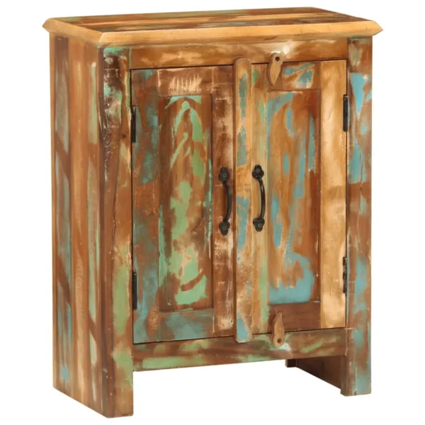 Sideboard Mixed Color Reclaimed wood Medium Sideboard - Image 11