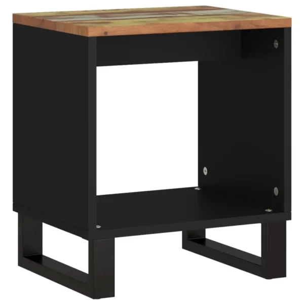  Coffee Table Multicolor Solid reclaimed wood, Engineered wood, Metal - Image 10