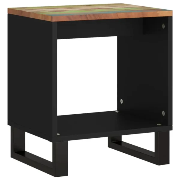  Coffee Table Multicolor Solid reclaimed wood, Engineered wood, Metal - Image 11