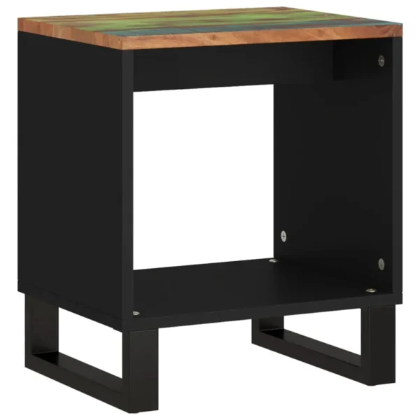  Coffee Table Multicolor Solid reclaimed wood, Engineered wood, Metal - Image 12