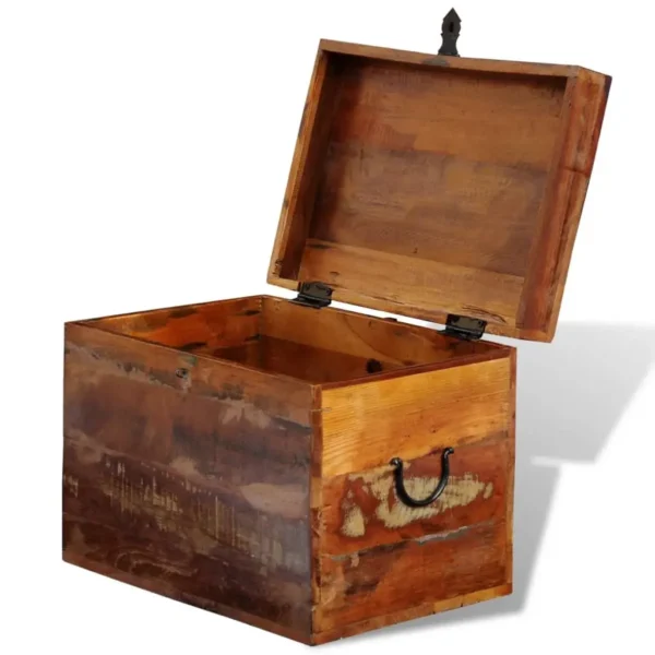 Storage Box Multicolor Reclaimed multi-color solid wood - Image 9
