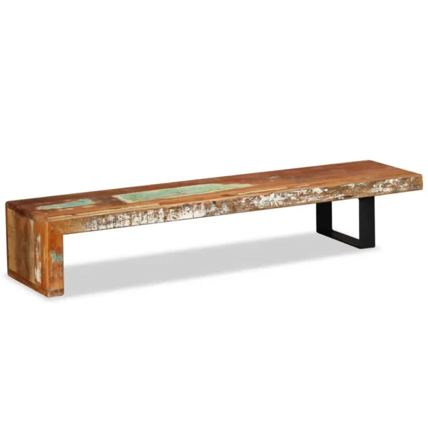 TV Stand Multicolour Solid Reclaimed Wood Medium - Image 17