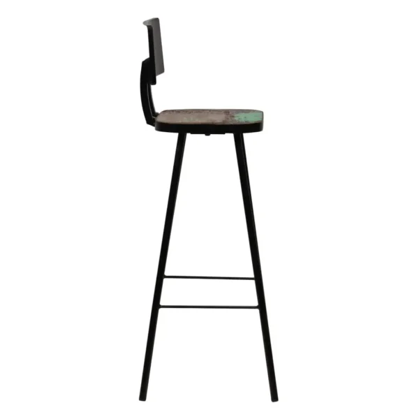 Bar Set Multicolour Solid Reclaimed Wood Medium Industrial - Image 19