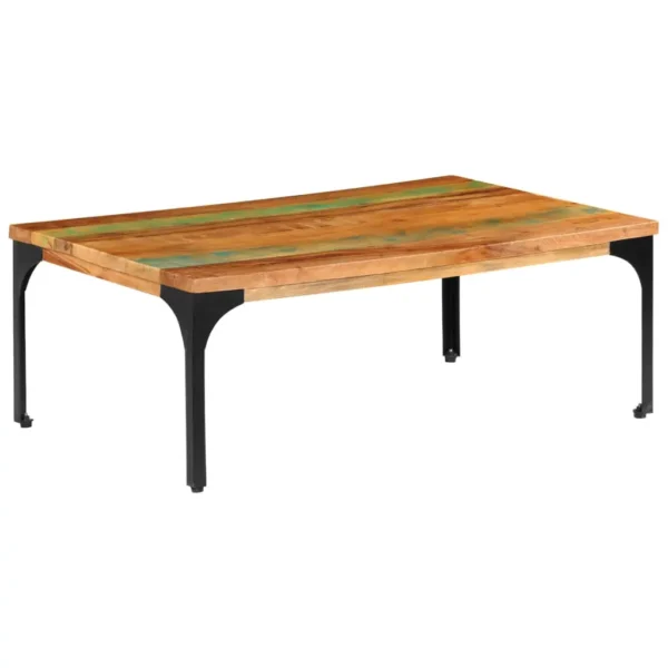 Coffee Table Multicolor Solid reclaimed wood 39.4x23.6x13.8 in - Image 23