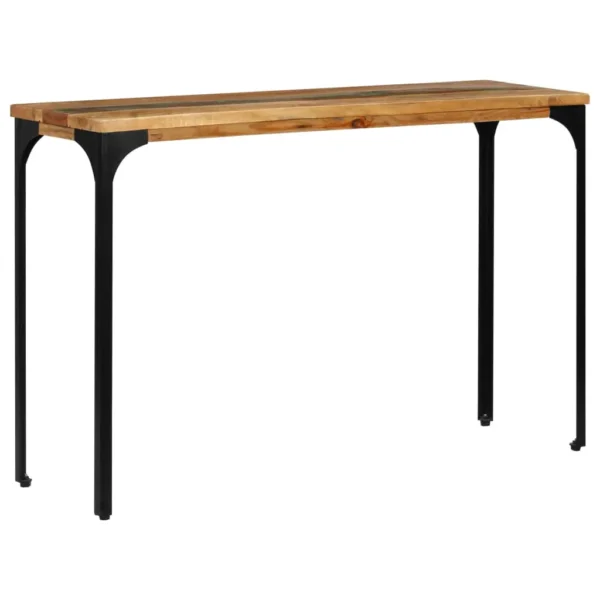 Console Table Multicolour Reclaimed wood, Powder-coated steel - Image 14