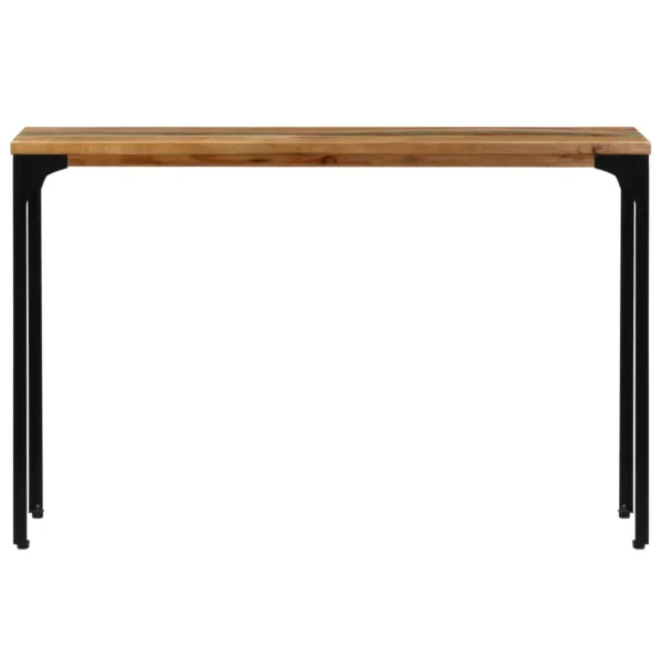 Console Table Multicolour Reclaimed wood, Powder-coated steel - Image 15