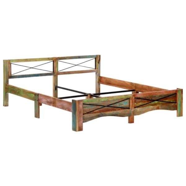  Bed Frame Mixed colors due to reclaimed wood Solid Reclaimed Wood - Image 13