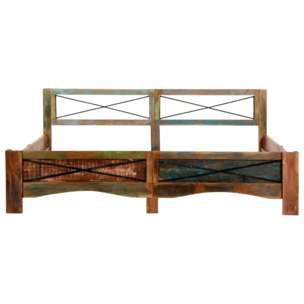  Bed Frame Mixed colors due to reclaimed wood Solid Reclaimed Wood - Image 14