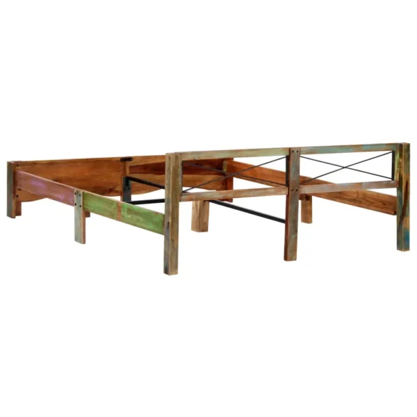  Bed Frame Mixed colors due to reclaimed wood Solid Reclaimed Wood - Image 15
