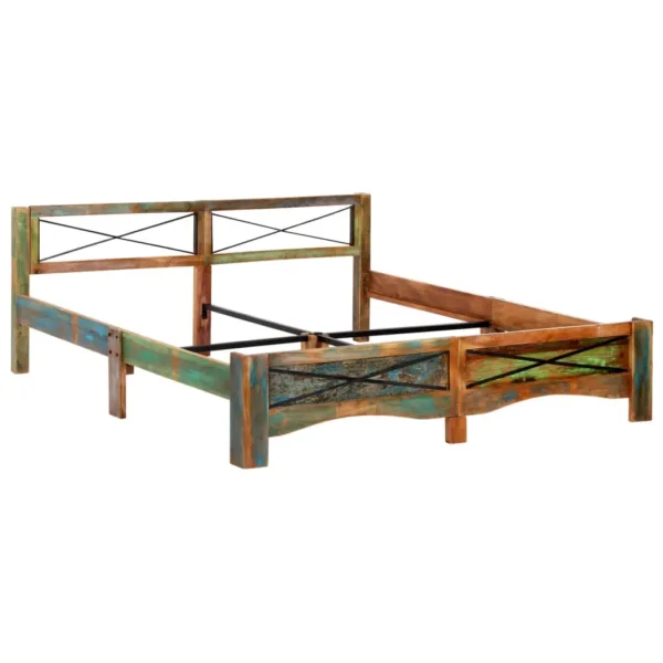  Bed Frame Mixed colors due to reclaimed wood Solid Reclaimed Wood - Image 21