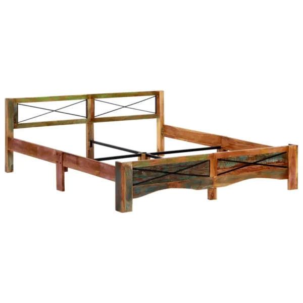  Bed Frame Mixed colors due to reclaimed wood Solid Reclaimed Wood - Image 22