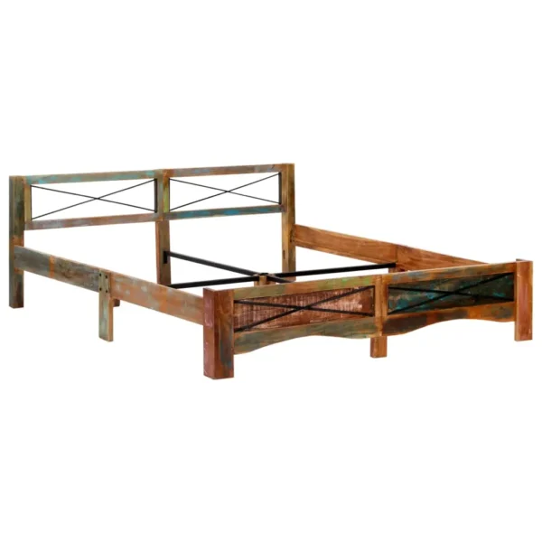  Bed Frame Mixed colors due to reclaimed wood Solid Reclaimed Wood - Image 23