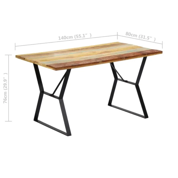  Dining Table Unique reclaimed wood features - Image 19