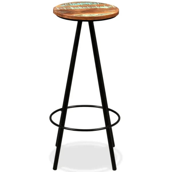  Bar Set Varied natural wood shades from reclaimed wood - Image 15