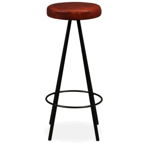 Bar Set Brown and Black Solid Reclaimed Wood Industrial Durable - Image 22