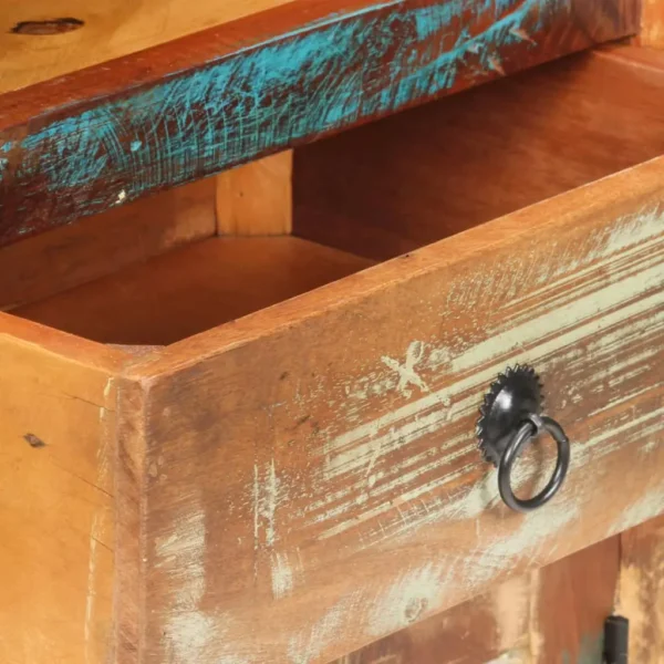 Highboard Multicolor Solid reclaimed wood Highboard Rectangular - Image 14