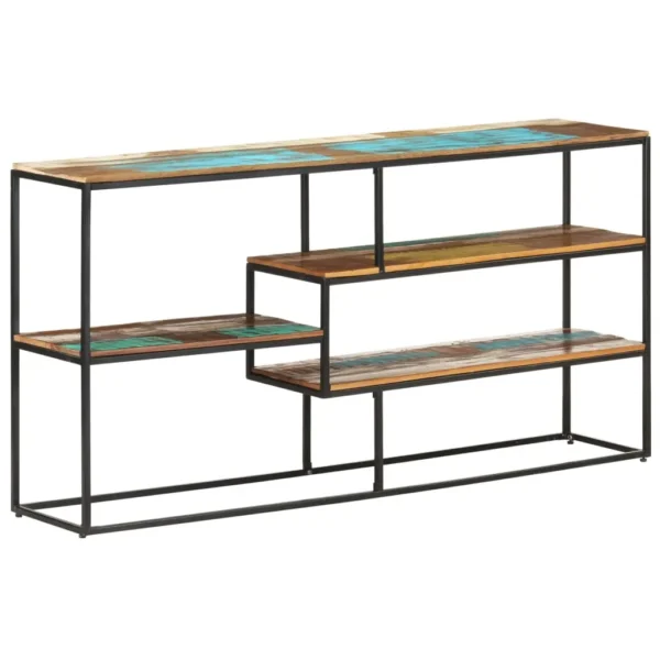 vidaXL Sideboard Mixed-color Solid reclaimed wood, powder-coated steel - Image 15