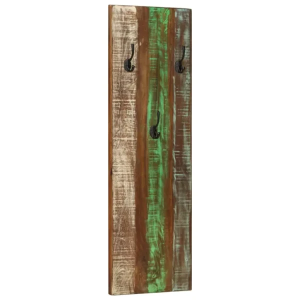 vidaXL Coat Rack Multicolor Solid reclaimed wood, powder-coated steel - Image 22