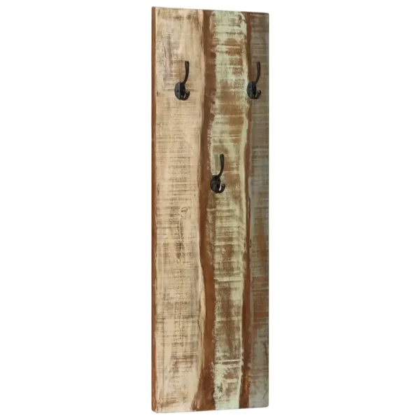 vidaXL Coat Rack Multicolor Solid reclaimed wood, powder-coated steel - Image 23