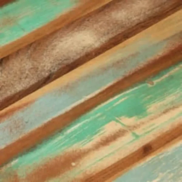  Coffee Table Multi-color wood Solid reclaimed wood Small - Image 11