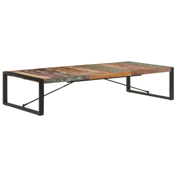 Coffee Table Multicolour Reclaimed Wood Large Durable - Image 20