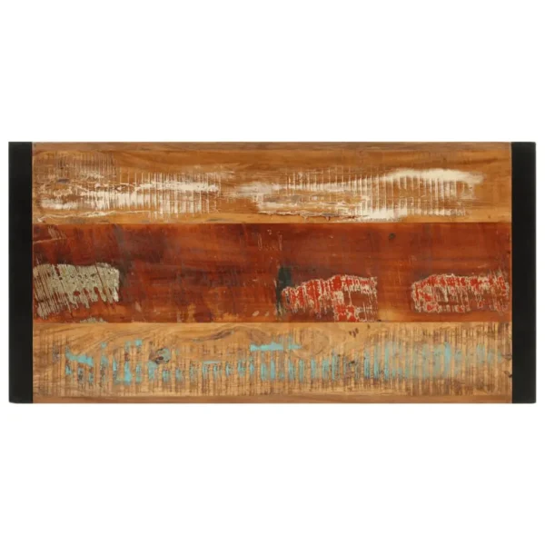Bar Table Multicolor Solid reclaimed wood and iron Medium Durable - Image 3