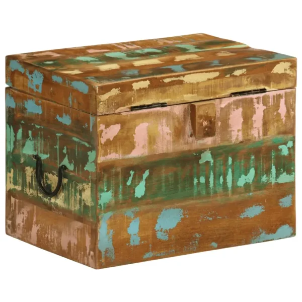 Storage Box Multicolor Reclaimed multi-color solid wood - Image 14