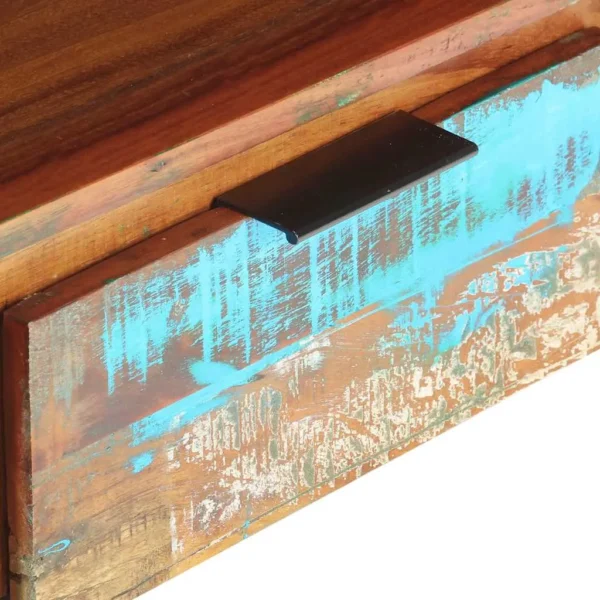 vidaXL TV Cabinet Multicolor Solid reclaimed wood Medium TV Cabinet - Image 5