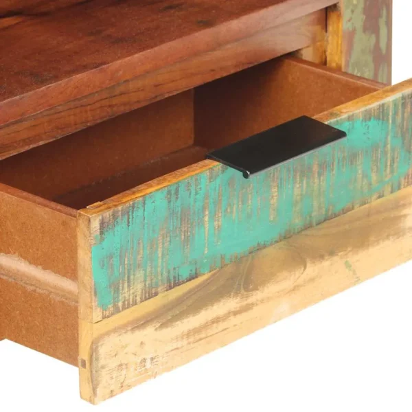 vidaXL TV Cabinet Multicolor Solid reclaimed wood Medium TV Cabinet - Image 6