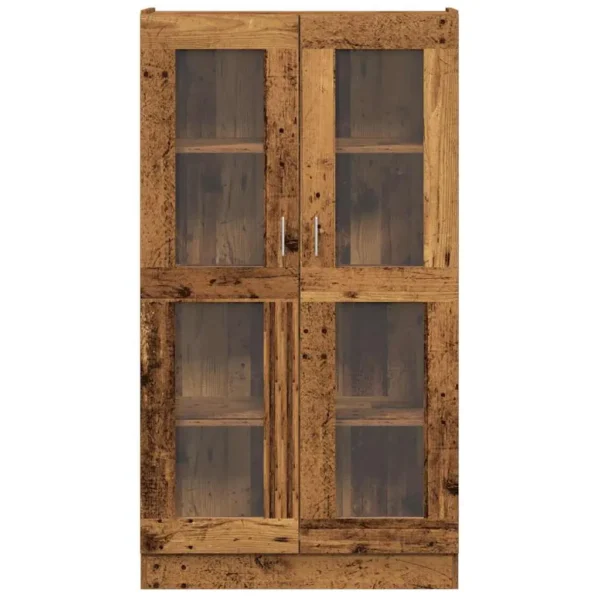 vidaXL Highboard Old wood Engineered wood Tall Sideboard Rectangular - Image 4